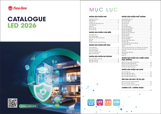 Catalogue Đèn Led Rạng Đông 2026
